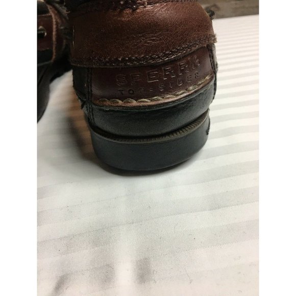 SPERRY TOP-SIDER Navy Blue Leather Men's Size 13M - Picture 9 of 9
